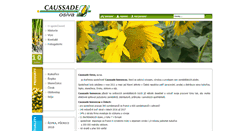 Desktop Screenshot of caussade-osiva.cz